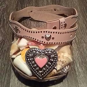 Pink Nocona belt